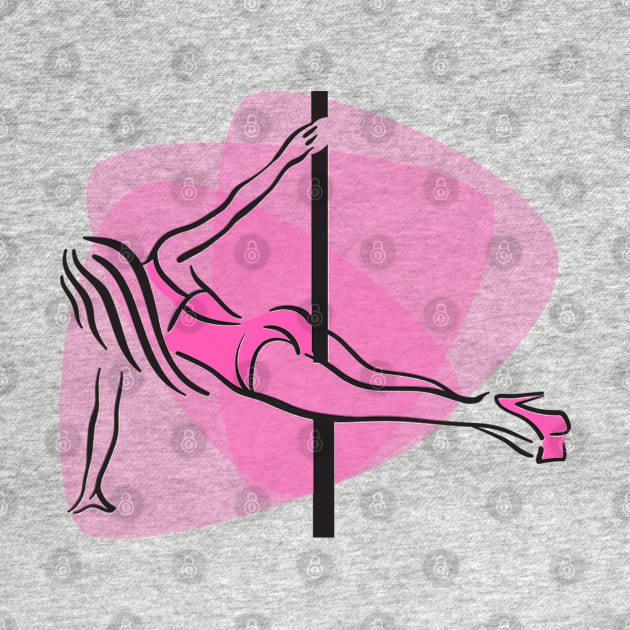 Pole Dancer Pink by LifeSimpliCity